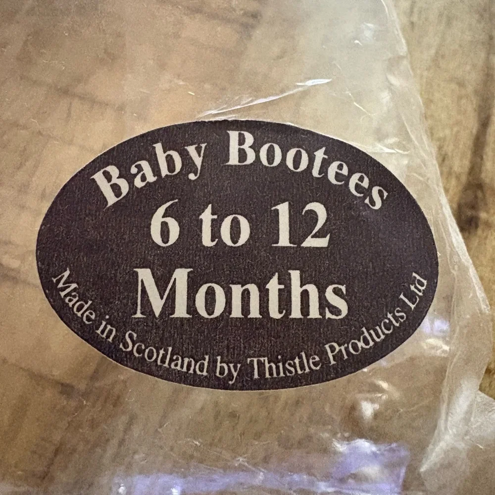 Tartan Baby Booties